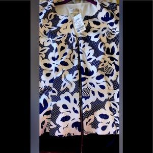 Body fit Dress with top to bottom Zipper Dress office wear and casual as well